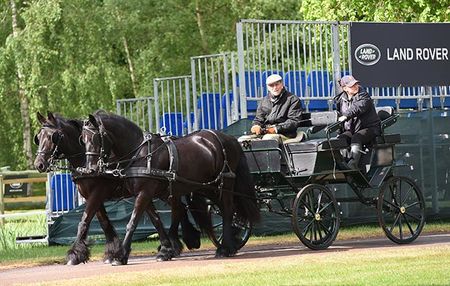 HRH The Duke of Edinburgh at the Royal Windsor Horse Show in the private grounds of Windsor Castle in Windsor in Berkshire in the UK between 10th-14th May 2017