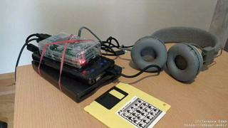 Raspberry Pi floppy disk audio player