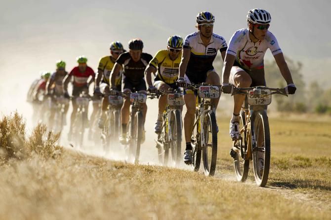 Jaroslav Kulhavy of Burry Stander-Songo 1 leads the field