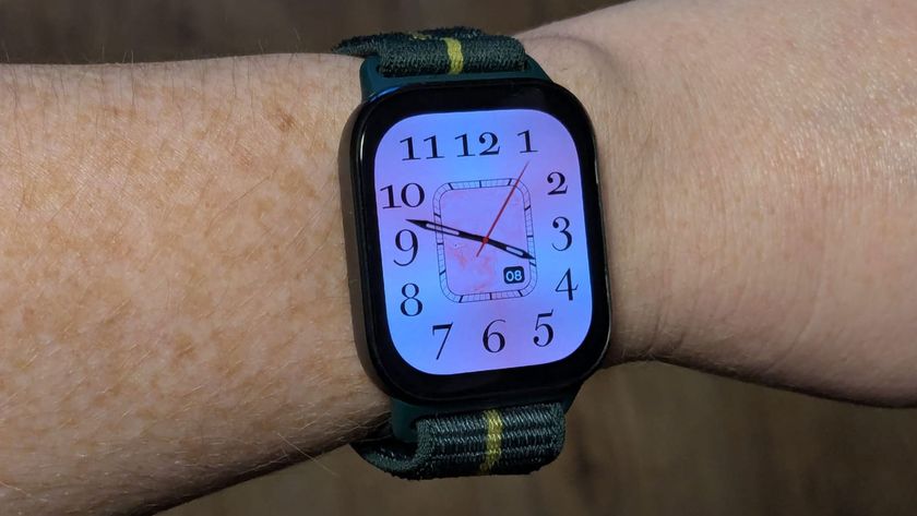 The personalized watch face of the Motorola Moto Fit Watch.