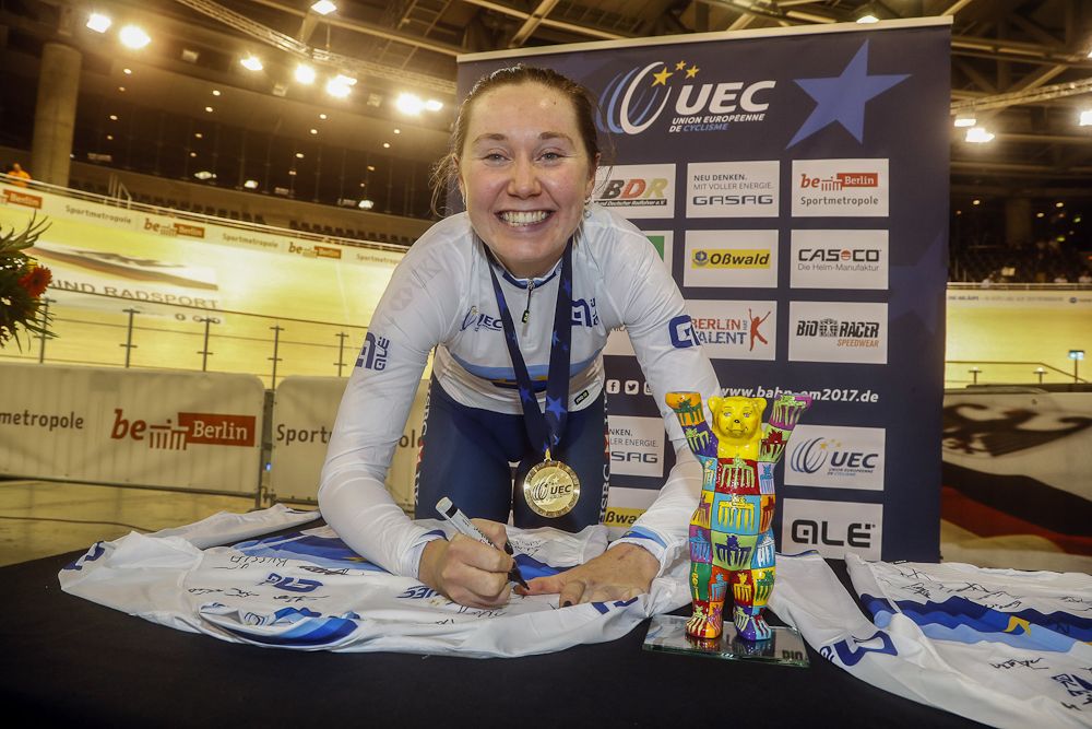 Individual pursuit winner Katie Archibald