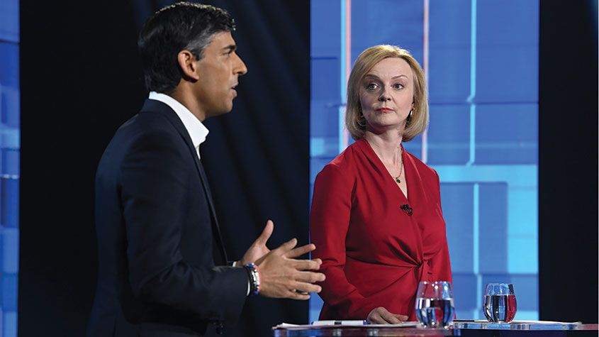 Rishi Sunak and Liz Truss