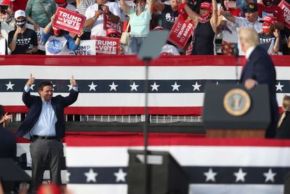 Donald Trump and Ron DeSantis