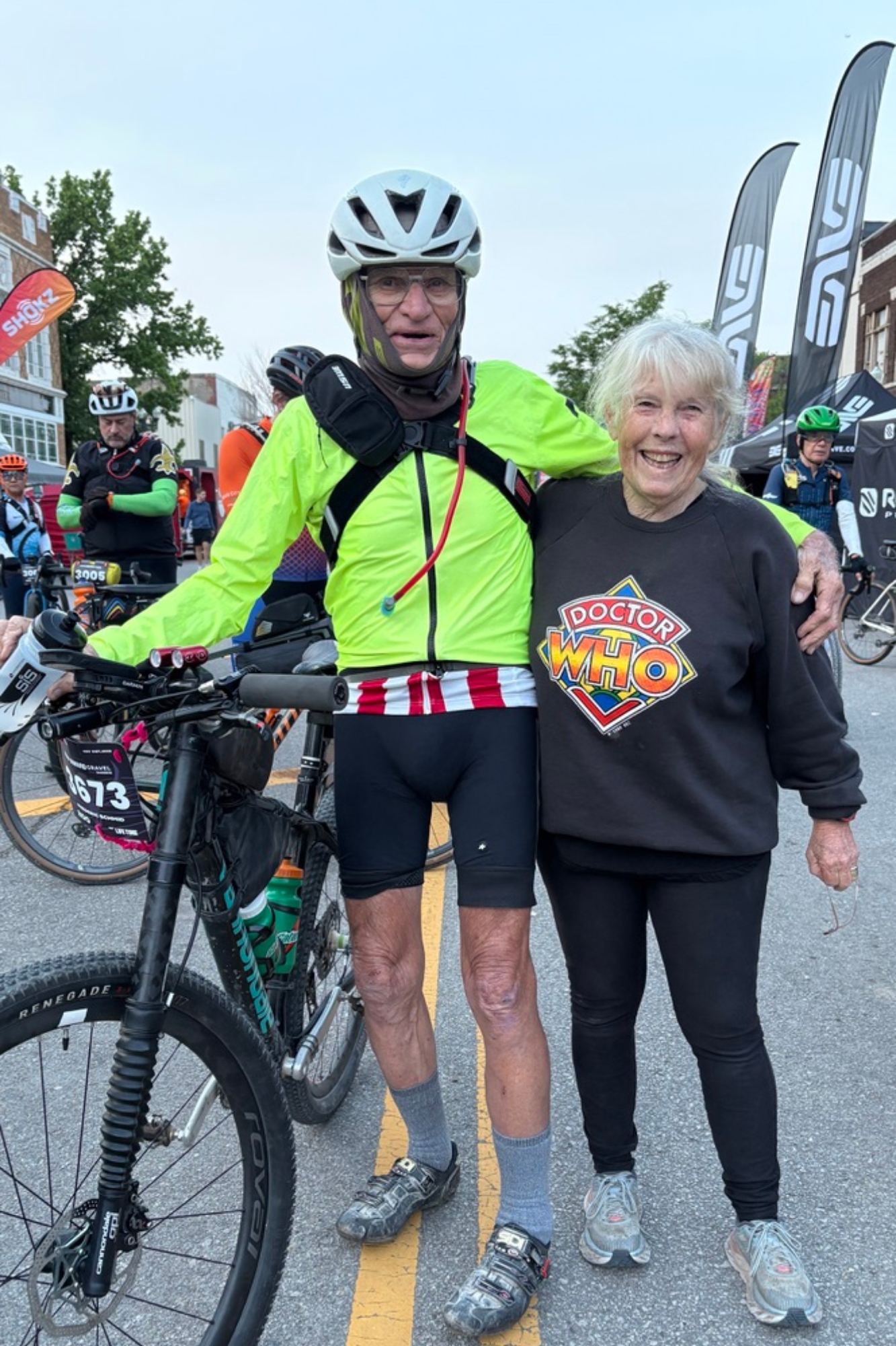 Fred Schmid at the 2025 Unbound Gravel, 200-mile event