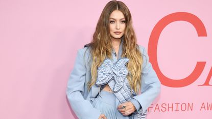 Gigi Hadid Wears Blazer, Pants, and Skirt at the CFDA Fashion Awards