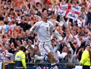 David Beckham rescued England against Greece