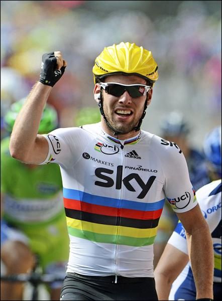 Mark Cavendish (Sky) triumphs