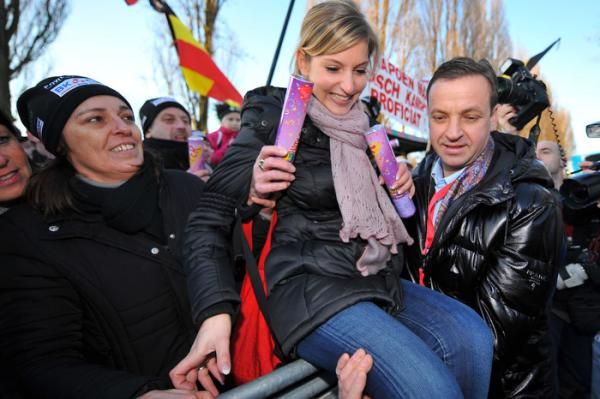 Paul Herrijgers and his girlfriend Chantal Lippens
