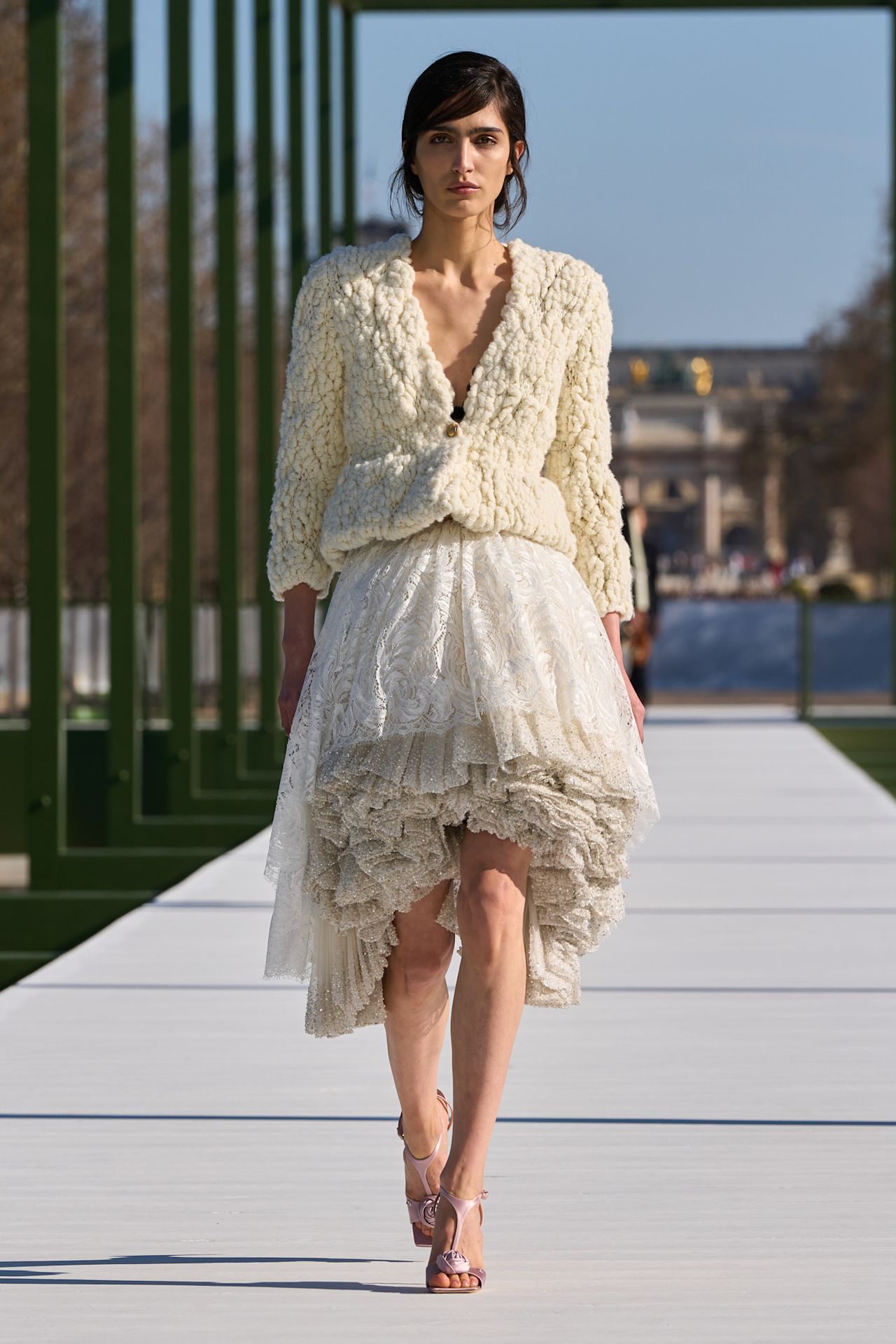 models on the Dior Fall 2026 runway at Paris Fashion Week