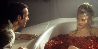 Mena Suvari and Kevin Spacey in American Beauty
