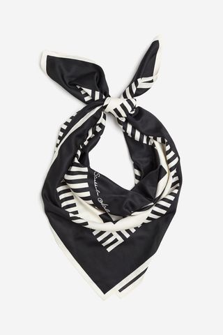 Printed Satin Scarf