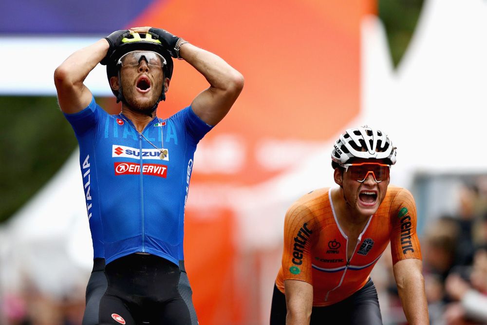 Matteo Trentin cannot believe he has won