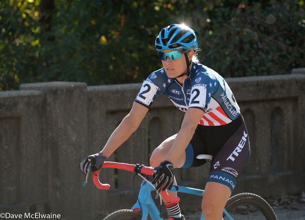 USA Champion Katie Compton knew she would have to battle Katerina Nash again today