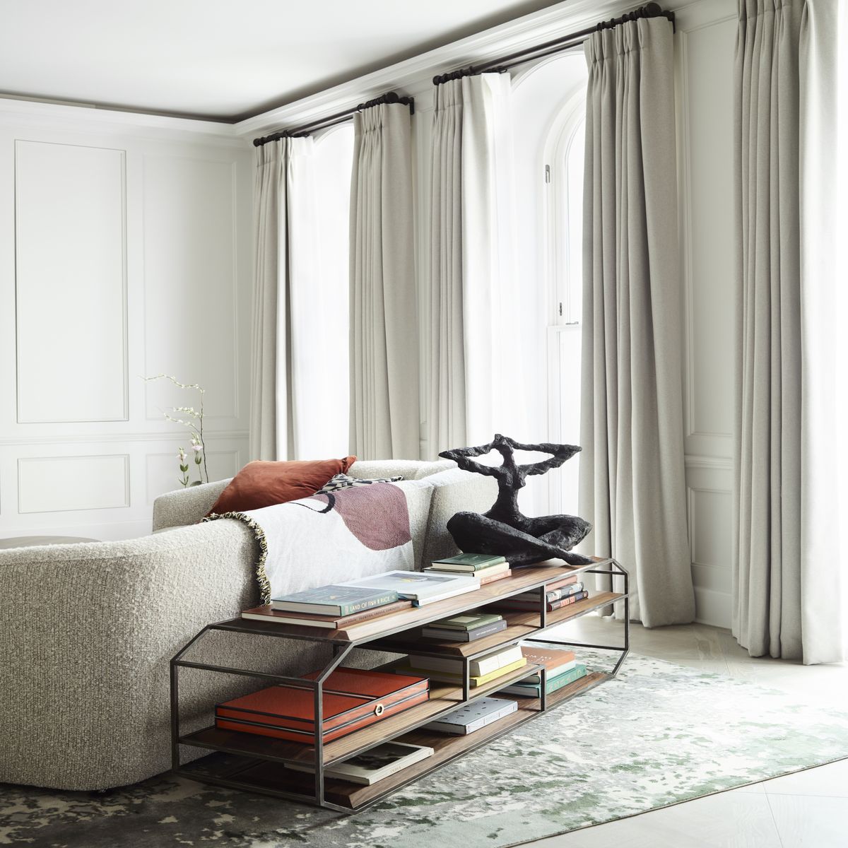 The traditional curtain styling tip that will help make your home warmer