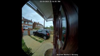 Image of driveway captured by Reolink Doorbell (Battery)