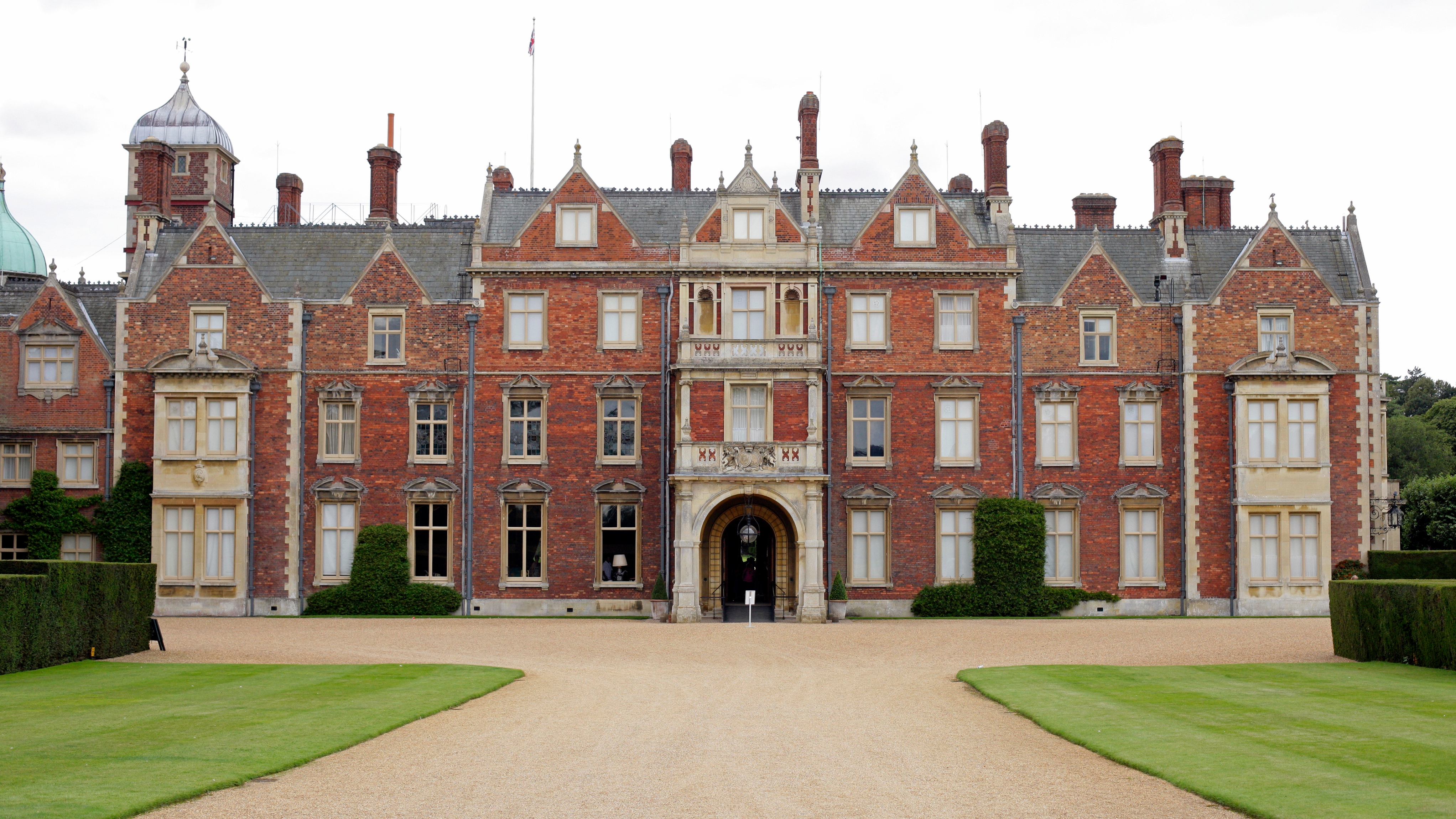 General view of Sandringham House in Norfolk