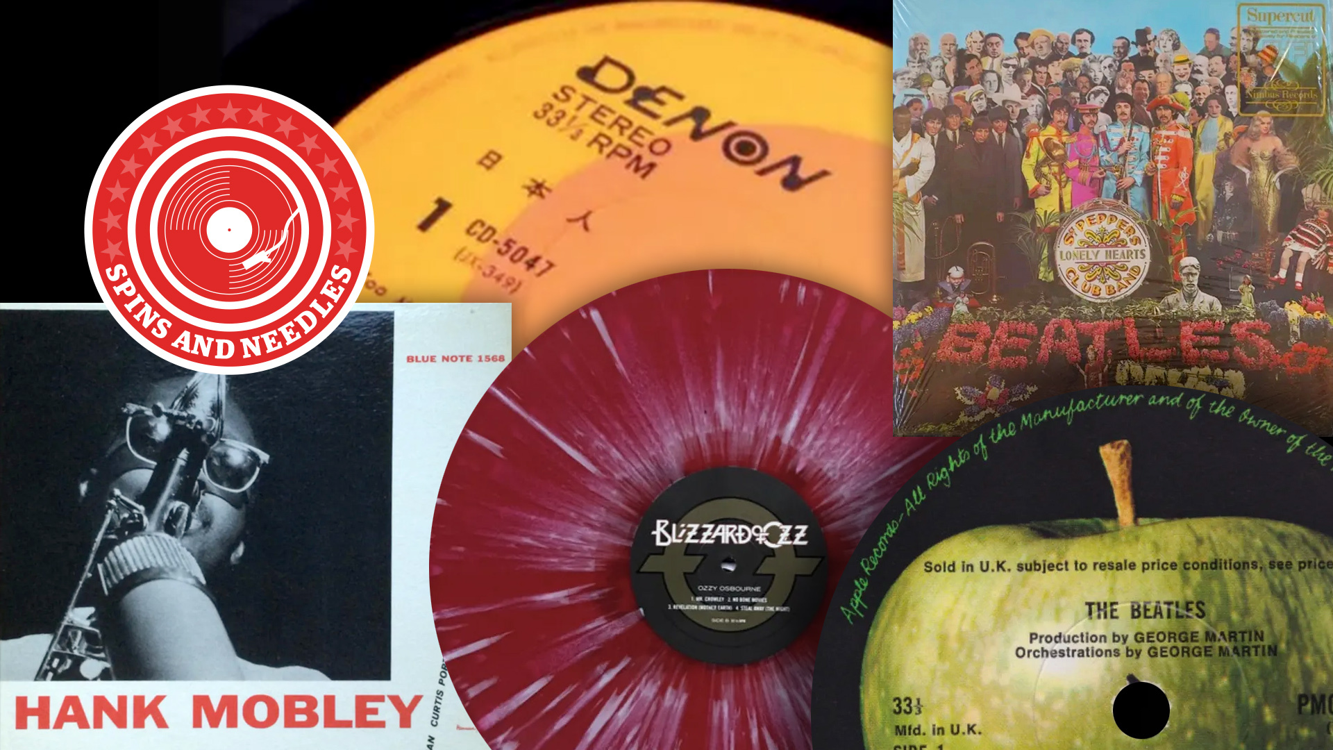 selected vinyl album covers