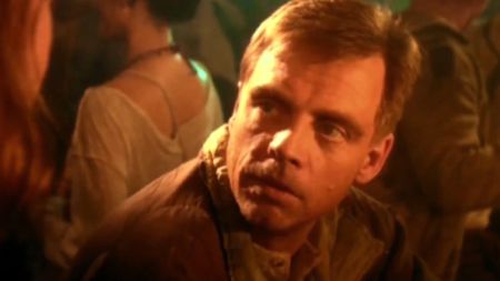 Mark Hamill in a cutscene for Wing Commander 4