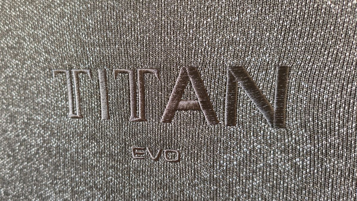 A selection of photos of the Titan Evo office gaming chair.