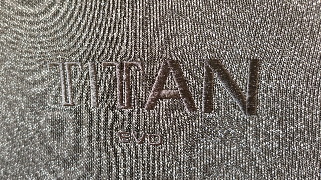 A selection of photos of the Titan Evo office gaming chair.