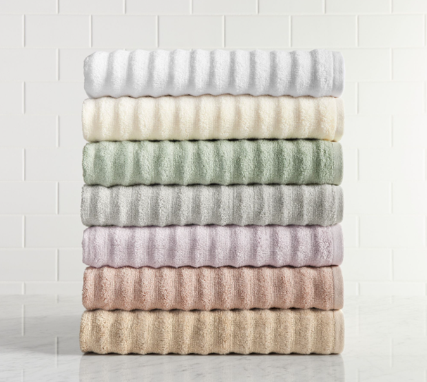 Pottery Barn textured towels