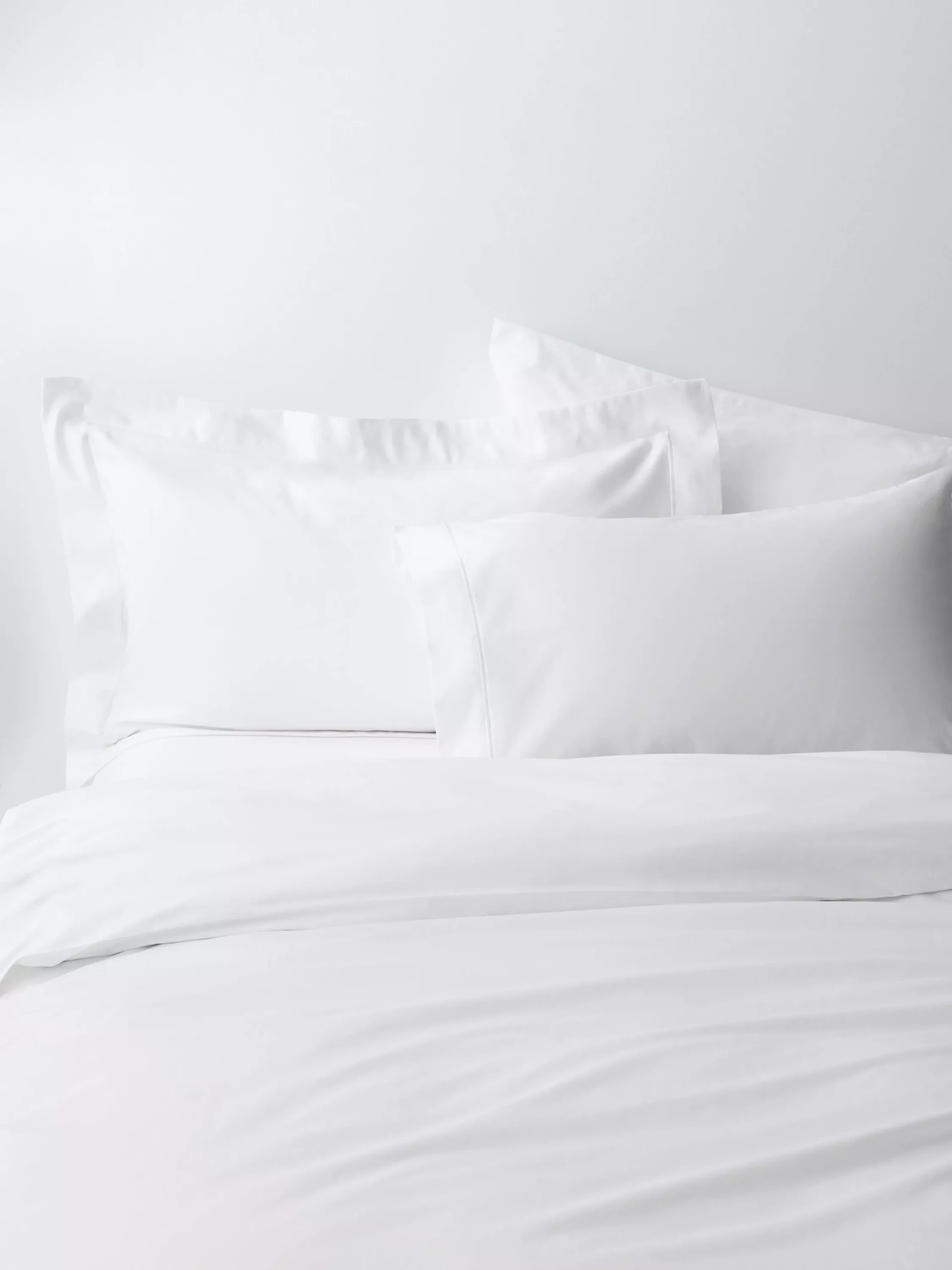 John Lewis Egyptian Cotton Sateen 800 Thread Count Bedding, Pink Tint
