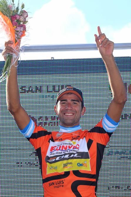 Daniel Diaz on the podium.