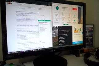 Kaspersky Chrome extension desktop