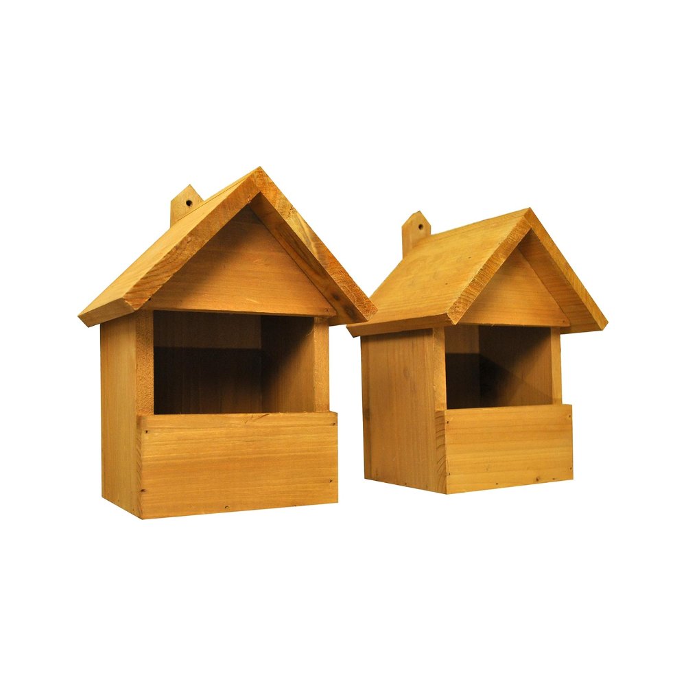 Two bird boxes