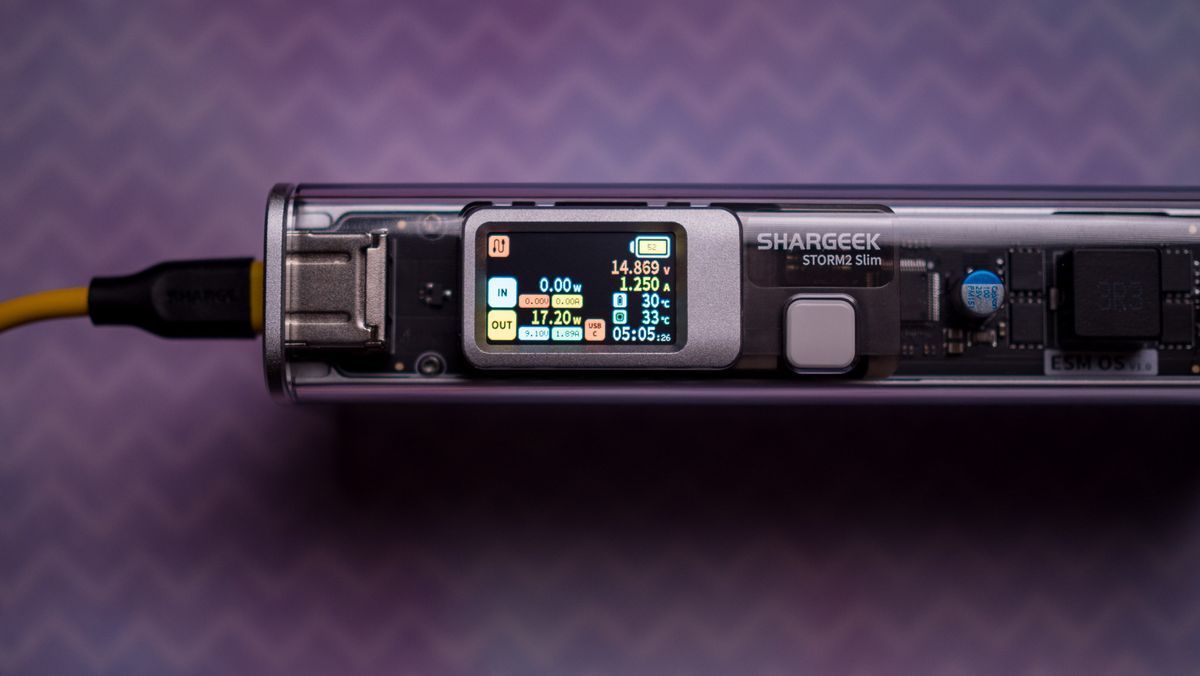 Shargeek Storm 2 Slim review: This 2000mAh 130W power bank is a clear ...