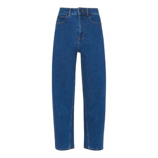 Denim Stretch Barrel Leg Jean