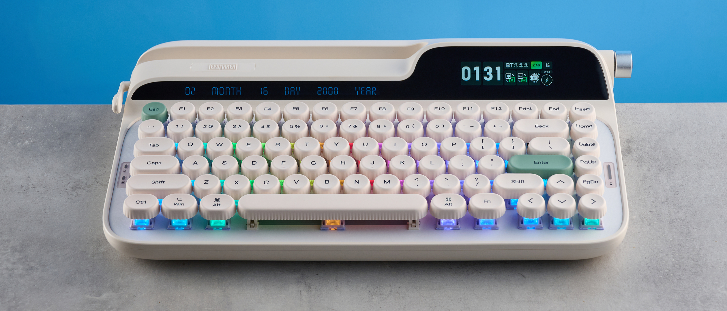 An Epomaker Glyph mechanical keyboard