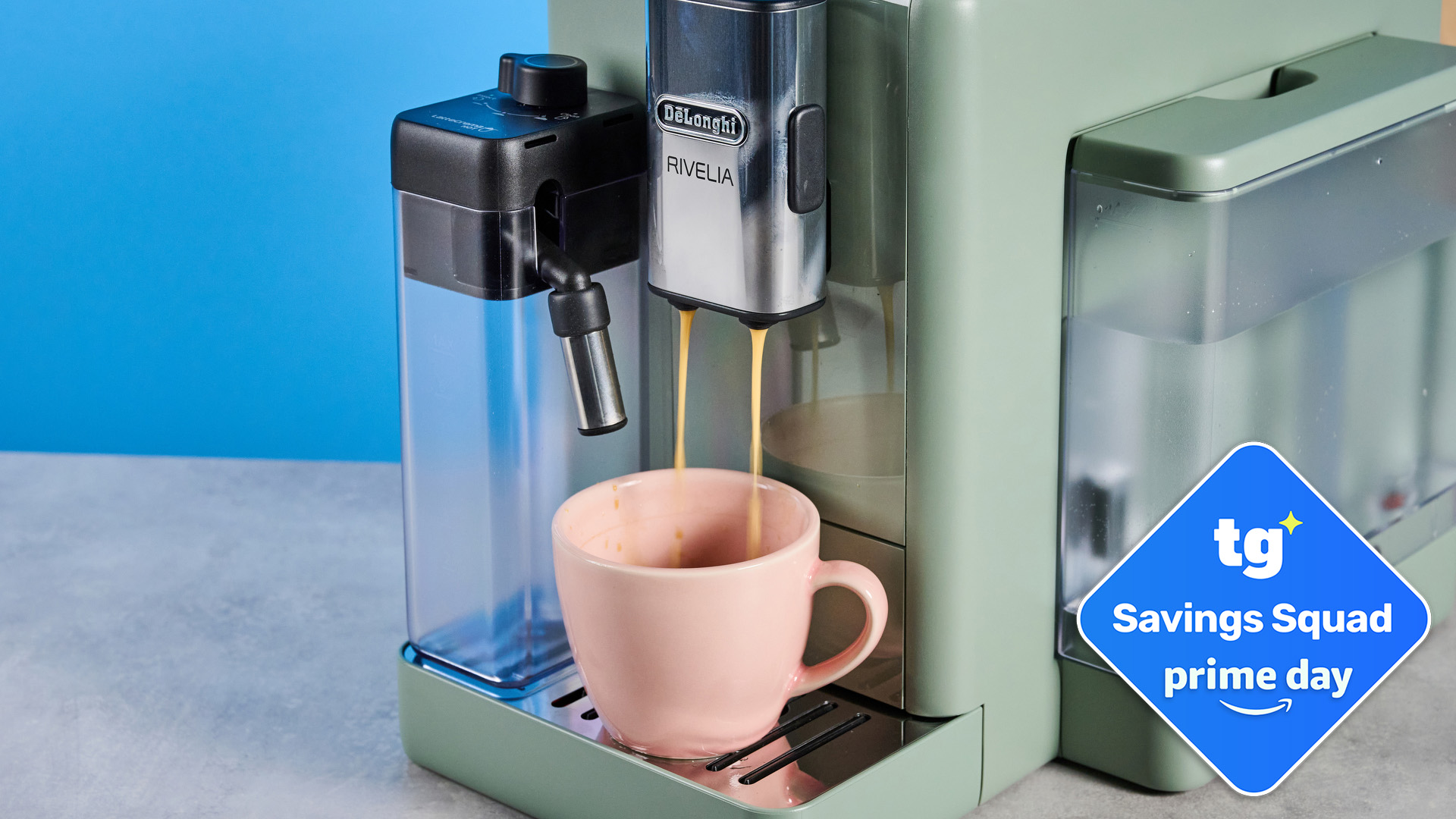 the delonghi rivelia with a tom's guide savings squad prime day badge