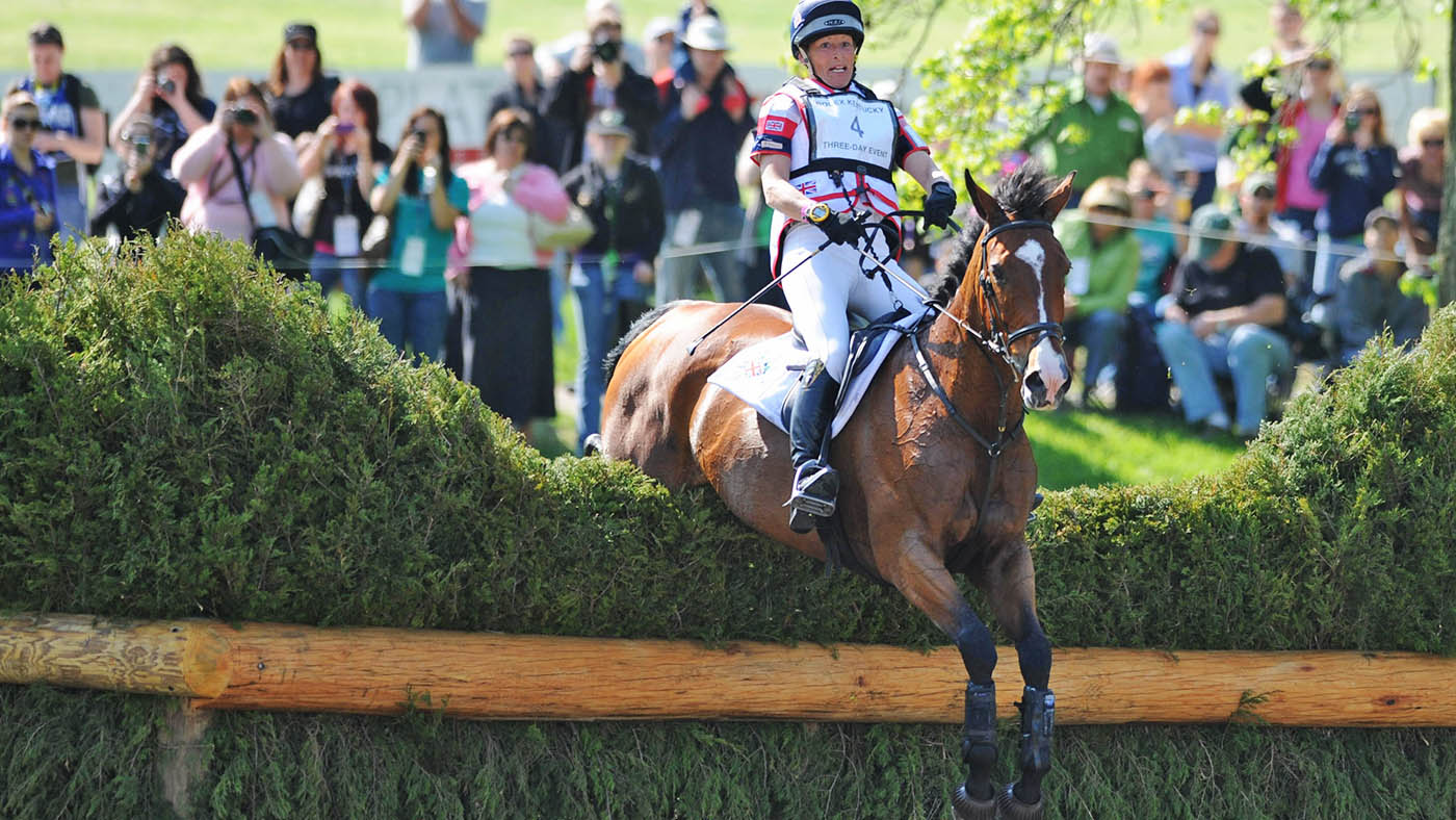 DK5B8B April 30, 2011 - Lexington, Kentucky, U.S. - Mary King(USA), competing on KINGS TEMPTRESS, during the Cross Country Test at the Rolex 3-Day 4-Star Event at the Kentucky Horse Park in Lexington, Kentucky on April 30, 2011. (Credit Image: &amp;copy; Scott Serio/Eclipse/ZUMAPRESS.com)