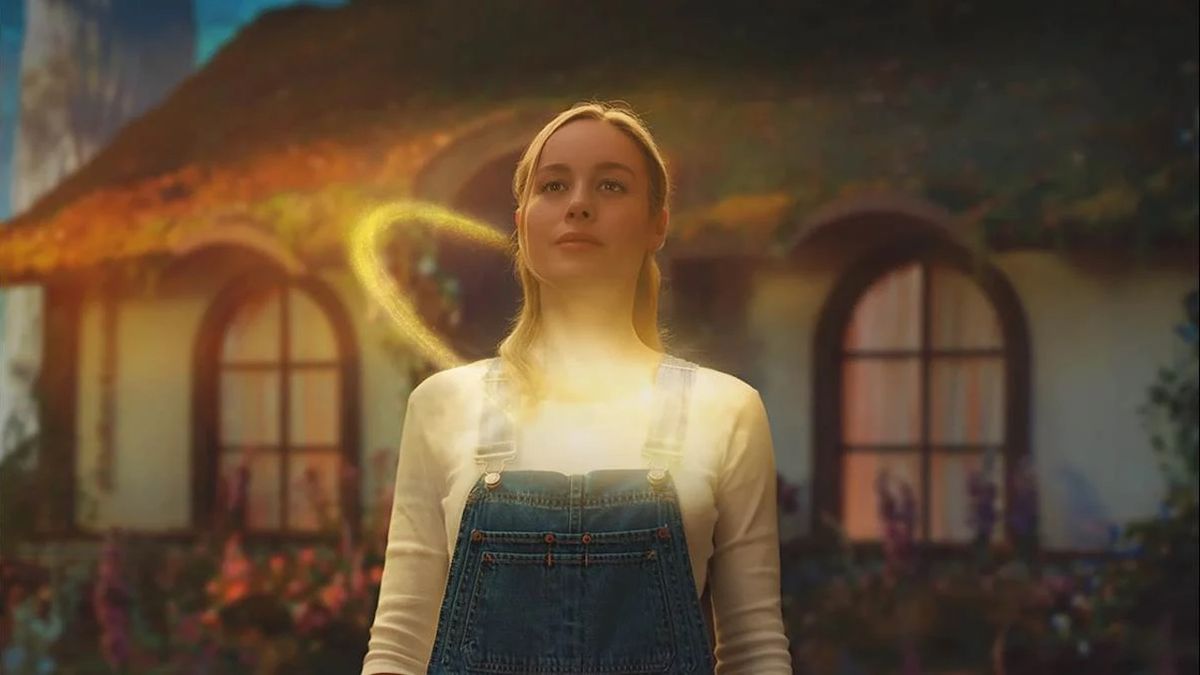 Brie Larson transforming from ball of light in Disney+ short Remembering