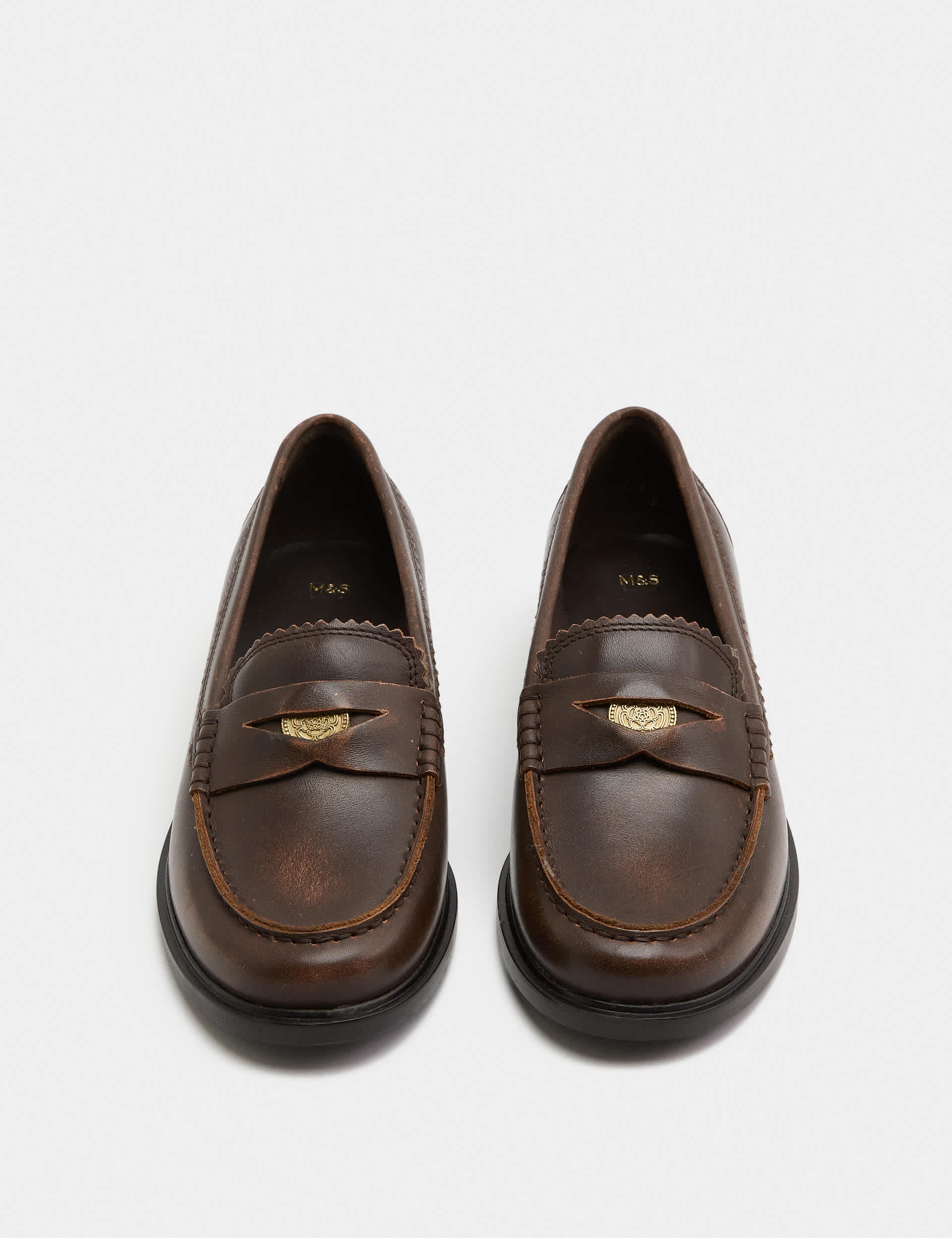 Leather Penny Loafers