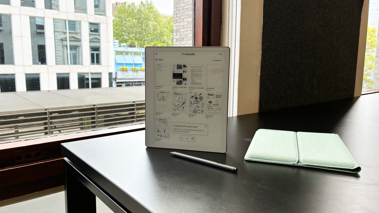 The ReMarkable Paper Pure on a desk