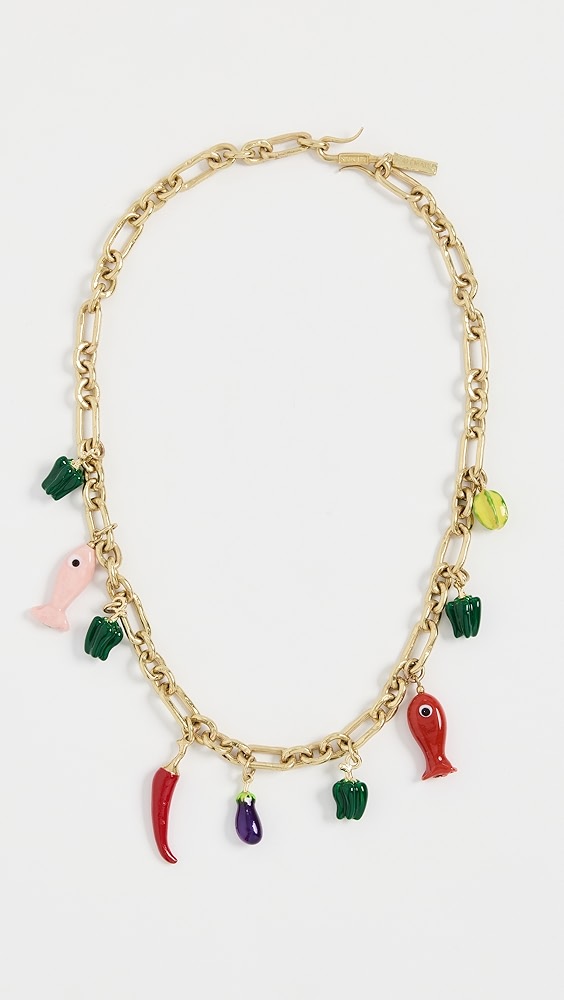 AlÉmais Tesori Fish Bead Necklace