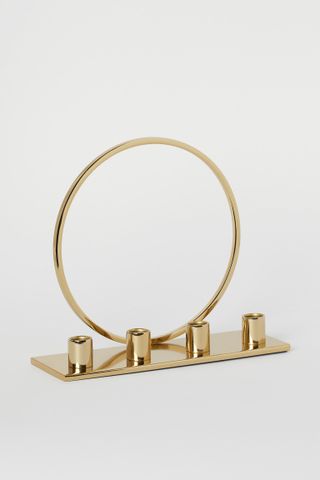 H&M home mirror with candlestick holders