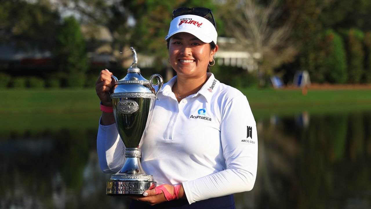 Lilia Vu with the Annika Driven by Gainbridge at Pelican trophy