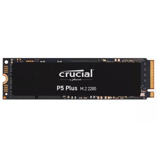 Product shot of Crucial P5 Plus, one of the best SSDs for PS5