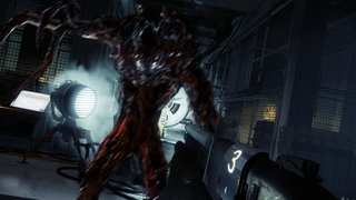 A Typhon attacking the player in Prey