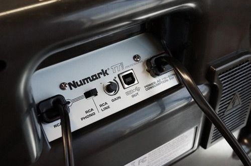 The USB and power cable are located on the back of the turntable. You can also adjust the gain of your conversion right on the turntable without using the software.