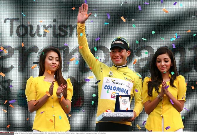 Duber Quintero (Colombia) in the race lead in Langkawi