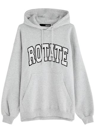 Logo Hooded Cotton Sweatshirt