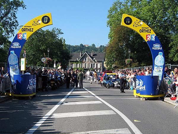 Start line in Orthez.