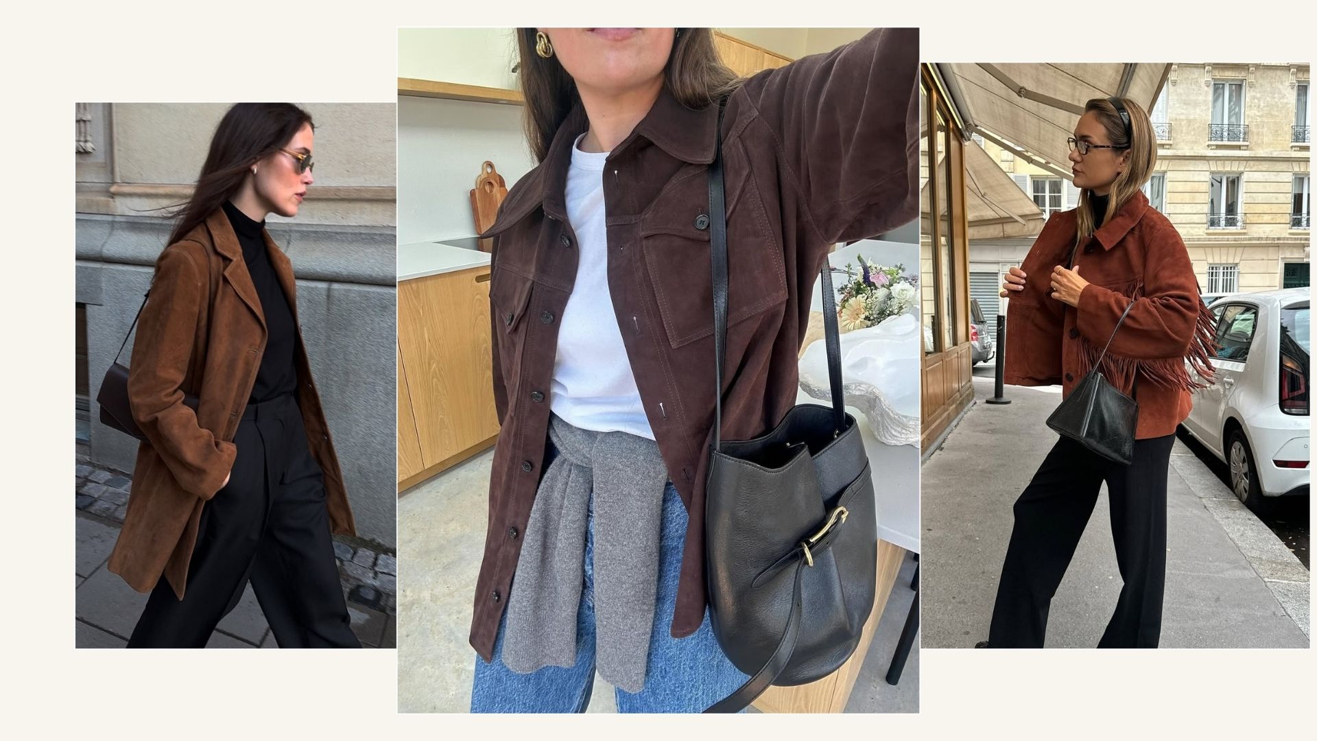High street suede jackets