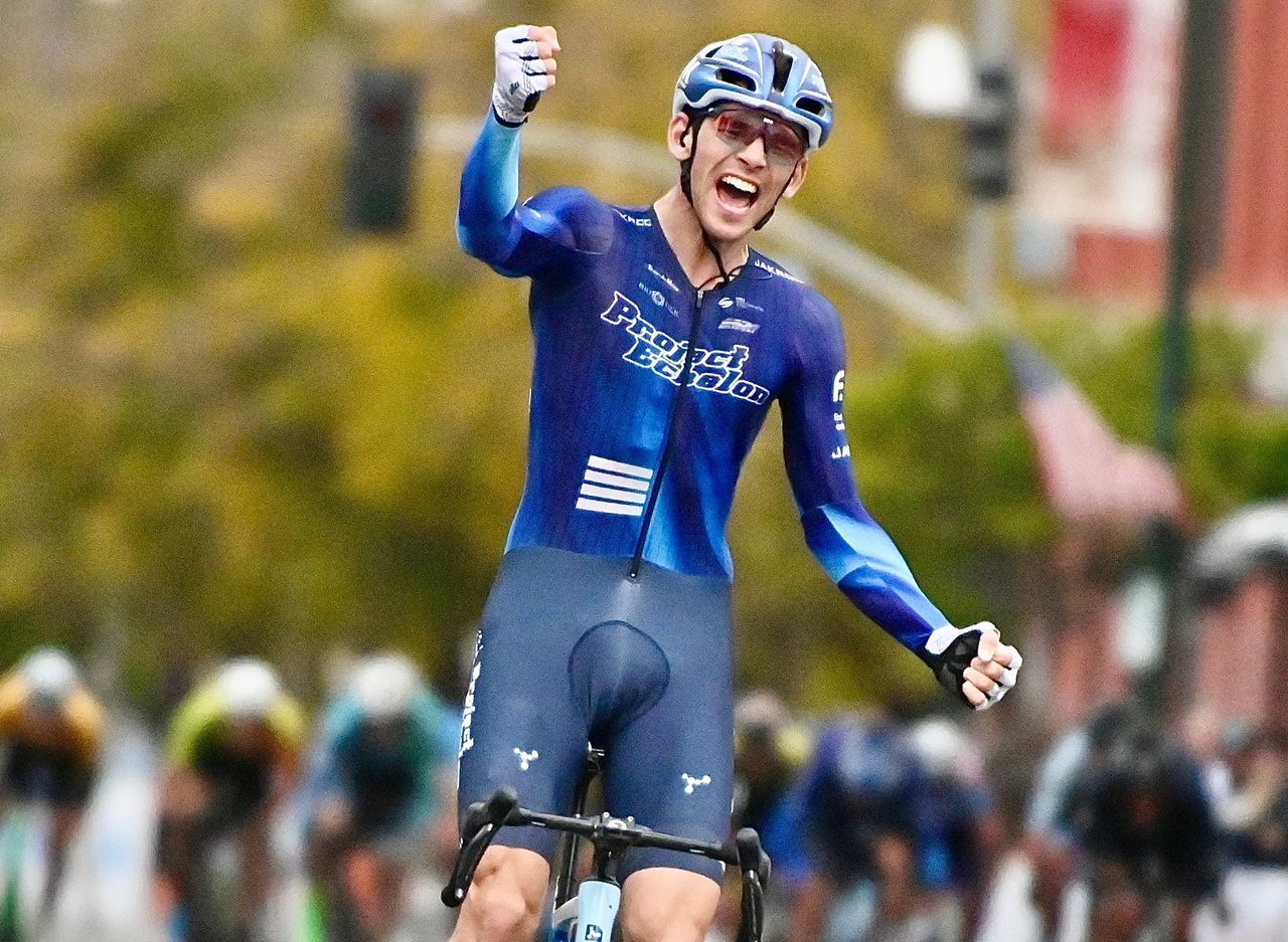 Brendan Rhim (Project Echelon Racing) wins st 5 2024 Redlands Bicycle Classic