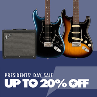 Fender Presidents' Day sale: Up to 20% off