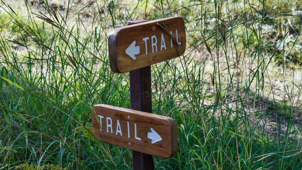 Trail sign